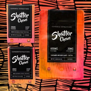 600MG Shatter Chews | Euphoria Extractions