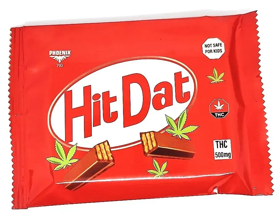 Hit Dat THC infused Waffle Chocolate Bar - Phoenix 710 Hit Dat THC infused Waffle Chocolate Bar - Phoenix 710