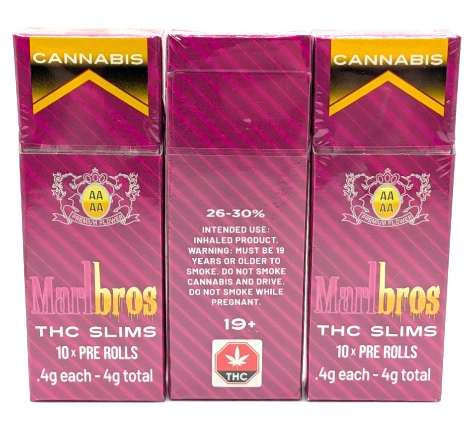 Cannabis Prerolls 10 pcs. THC Slims by Marlbros
