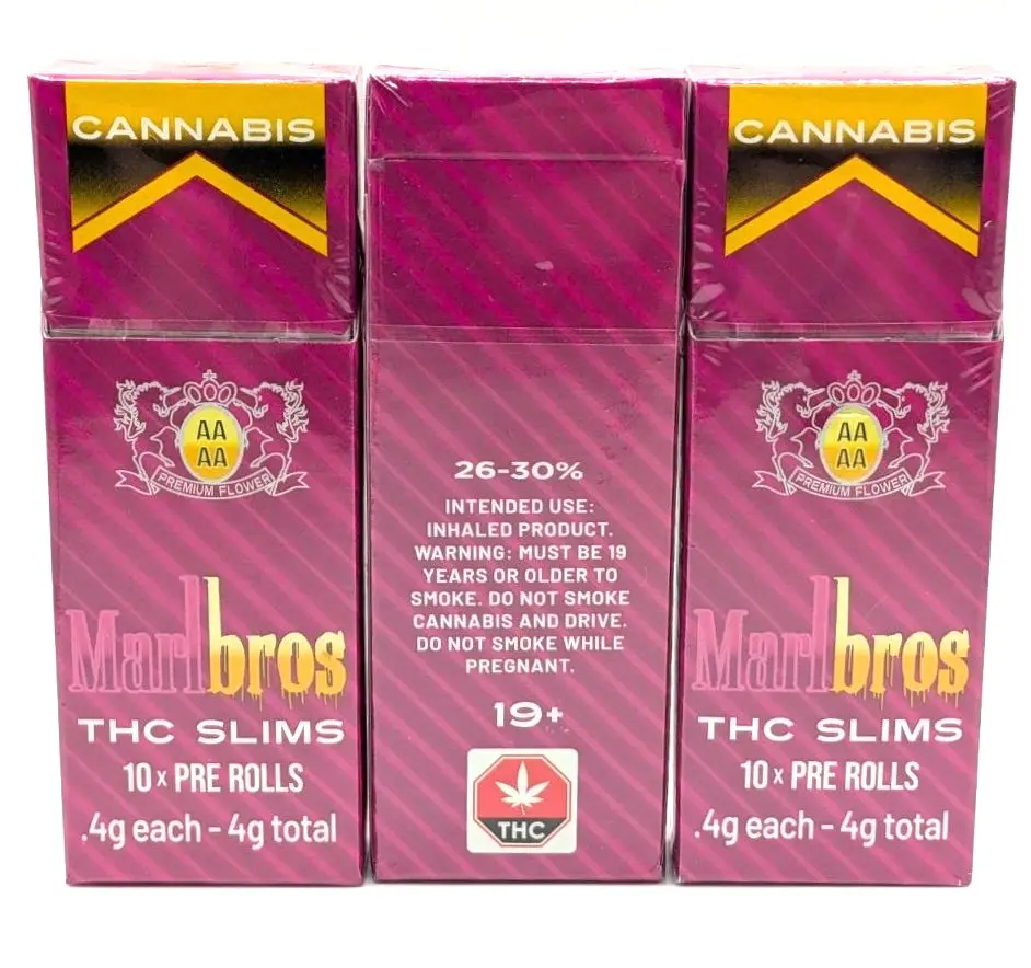 Cannabis Prerolls 10 pcs. THC Slims by Marlbros