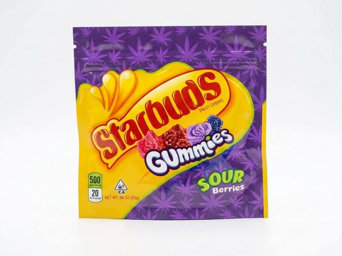Cannaburst Starbuds Edibles Gummies 500mg THC Cannaburst Starbuds Edibles Gummies 500mg THC