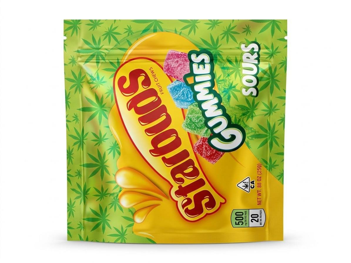 Cannaburst Starbuds Edibles Gummies 500mg THC Cannaburst Starbuds Edibles Gummies 500mg THC